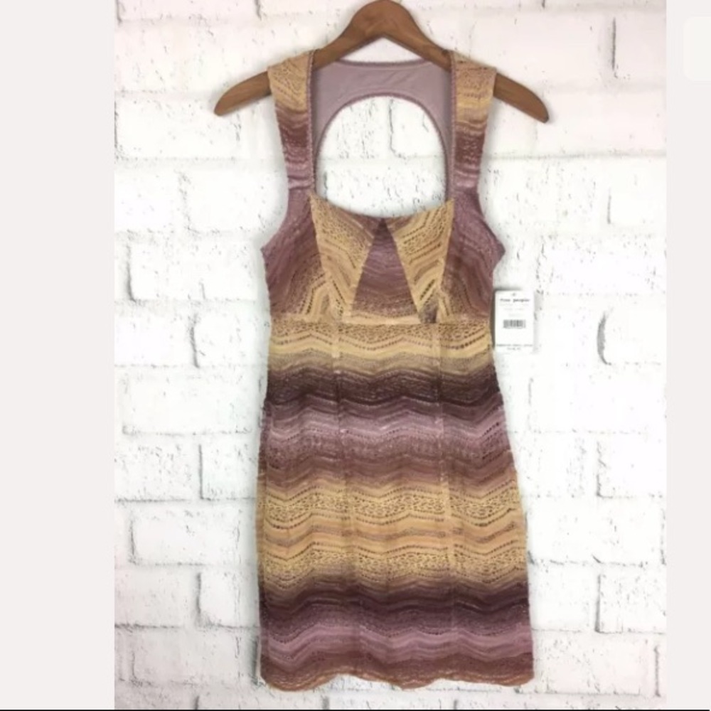 Free People NWT All you Ever Wanted Bodycon Dress - Picture 2 of 6